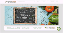 Desktop Screenshot of organikvitrin.com