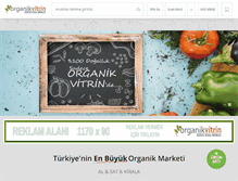 Tablet Screenshot of organikvitrin.com
